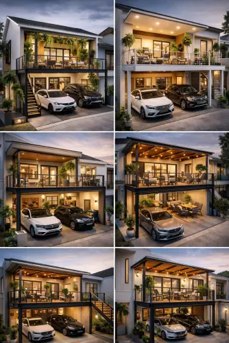 Mezannine Teras Rumah Keren di Setu